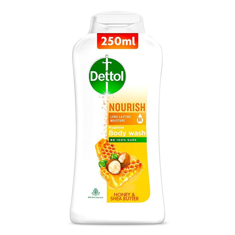 Dettol Body Wash and Shower Gel, Nourish- 250ml