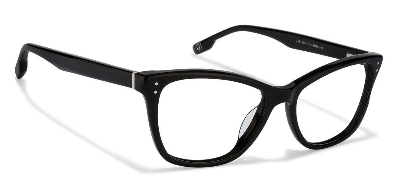 John Jacobs Black Eyeglasses 119992 - Lenskart