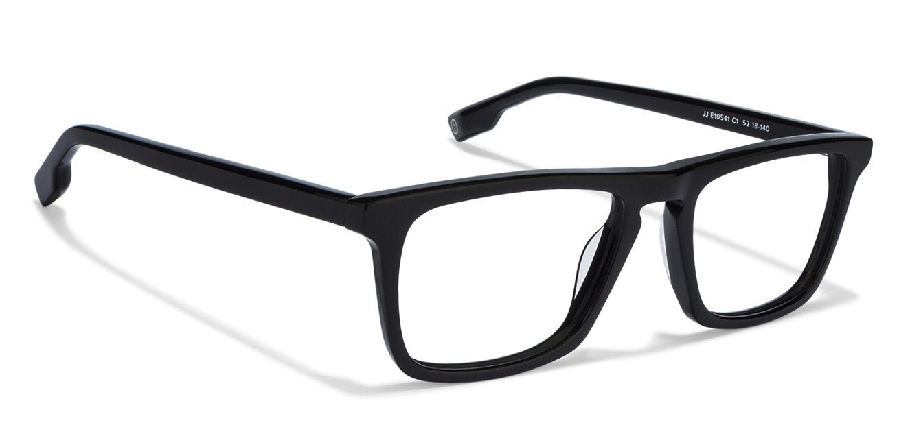 John Jacobs Black Eyeglasses 120645 - Lenskart