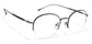 John Jacobs Black Eyeglasses 120666 - Lenskart