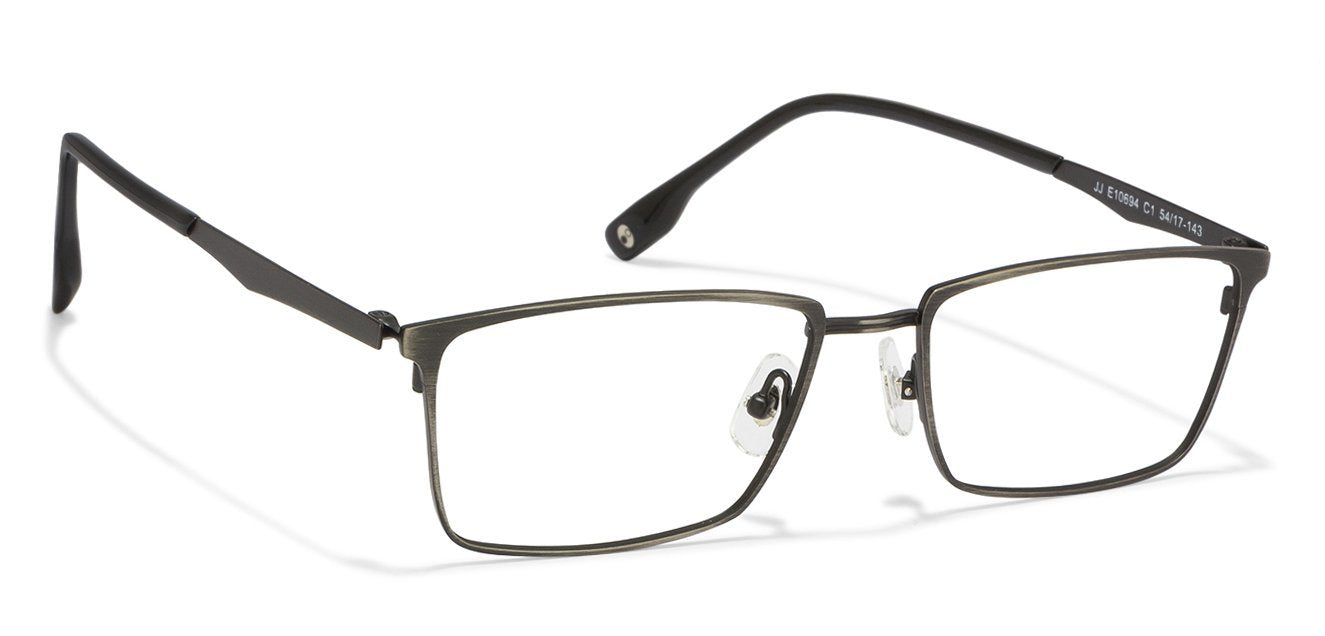 John Jacobs Black Eyeglasses 122352 - Lenskart