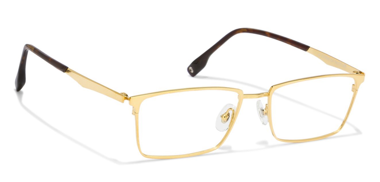 John Jacobs Golden Eyeglasses 122355 - Lenskart