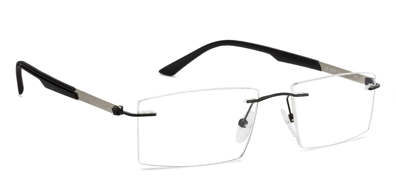 John Jacobs Black Eyeglasses 124790 - Lenskart