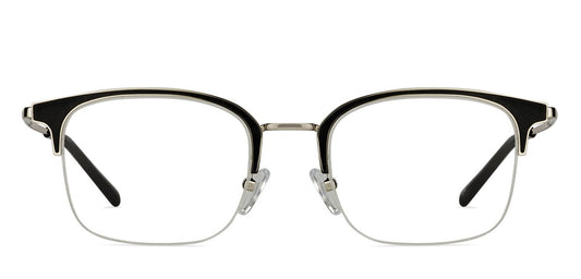 John Jacobs Black Eyeglasses 124937 - Lenskart