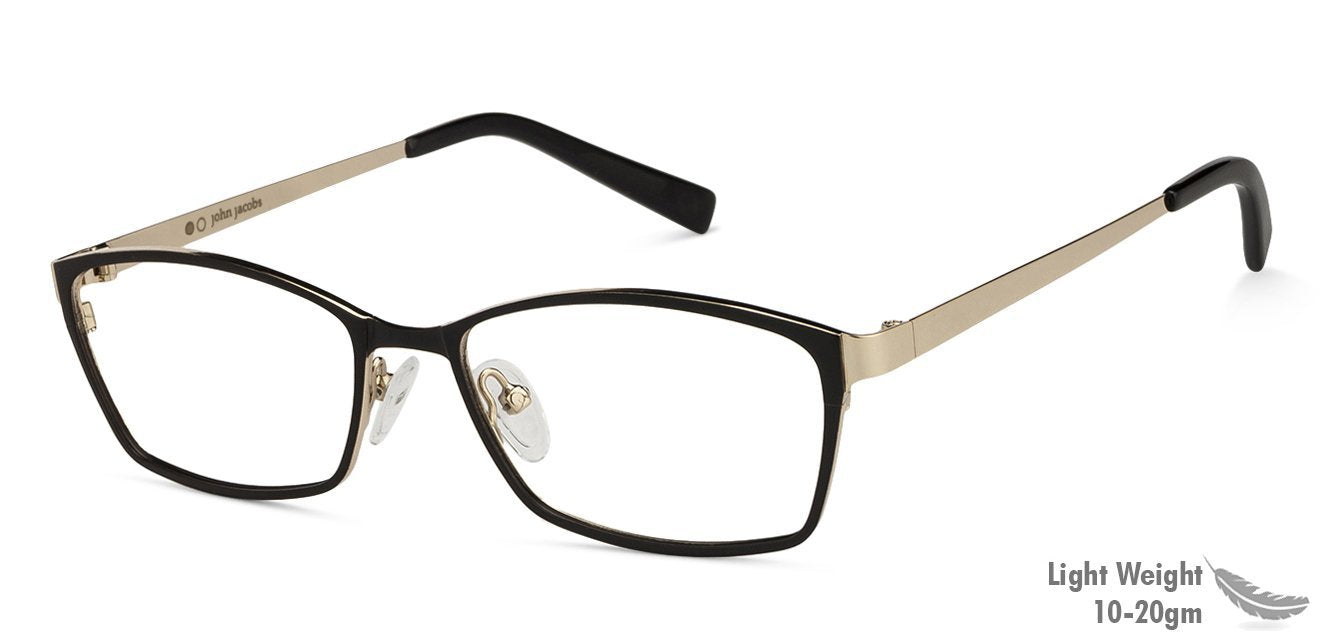 John Jacobs Golden Eyeglasses 127091 - Lenskart