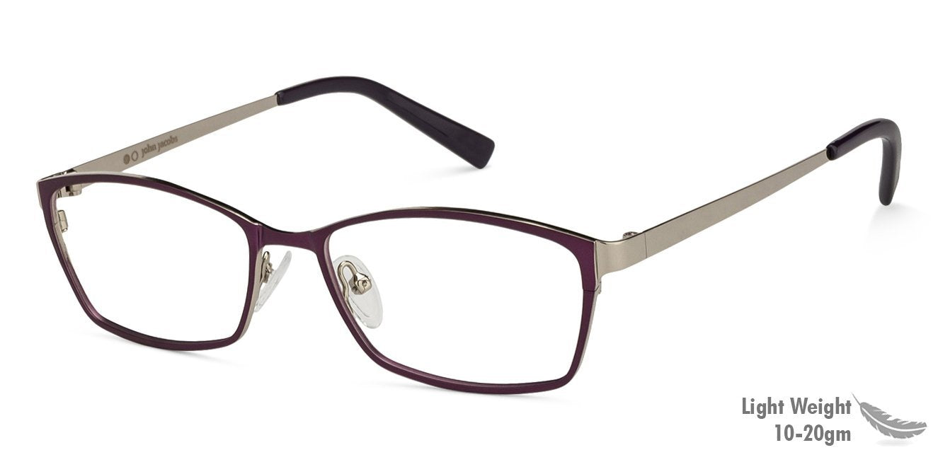 John Jacobs Purple Eyeglasses 127094 - Lenskart