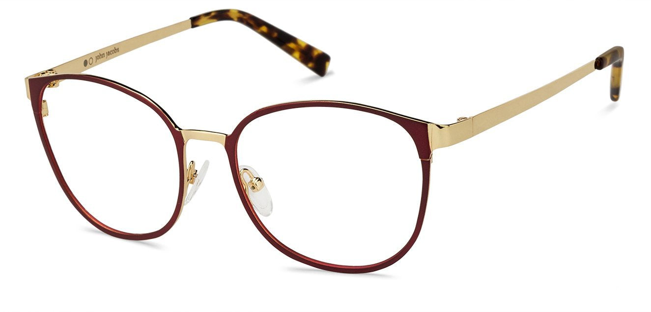 John Jacobs Golden Eyeglasses 127096 - Lenskart