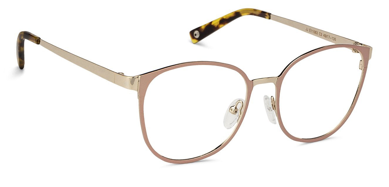 John Jacobs Golden Eyeglasses 127097 - Lenskart