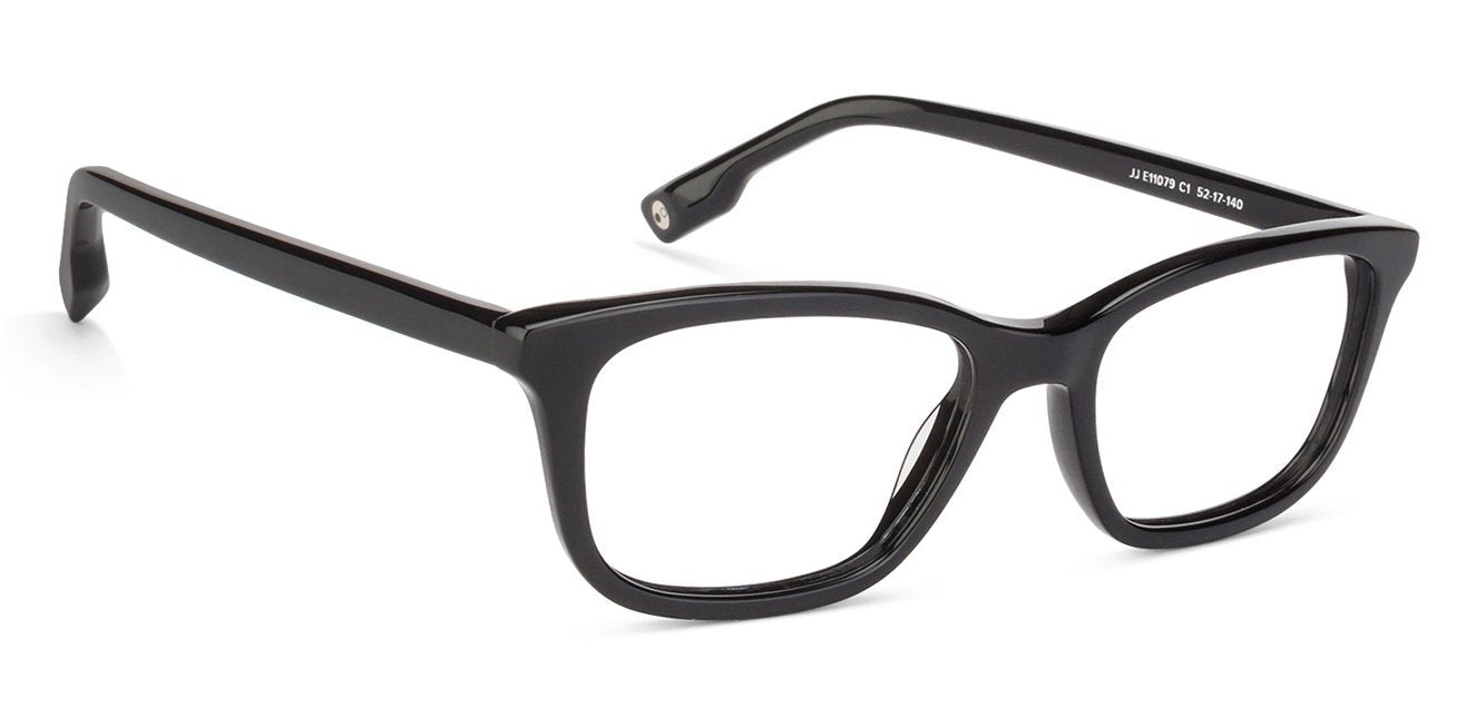 John Jacobs Black Eyeglasses 127193 - Lenskart