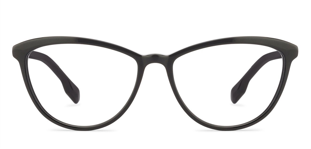 John Jacobs Black Eyeglasses 127209 - Lenskart