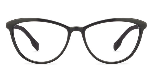 John Jacobs Black Eyeglasses 127209 - Lenskart