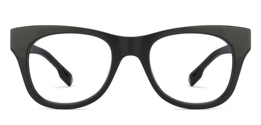 John Jacobs Black Eyeglasses 127221 - Lenskart