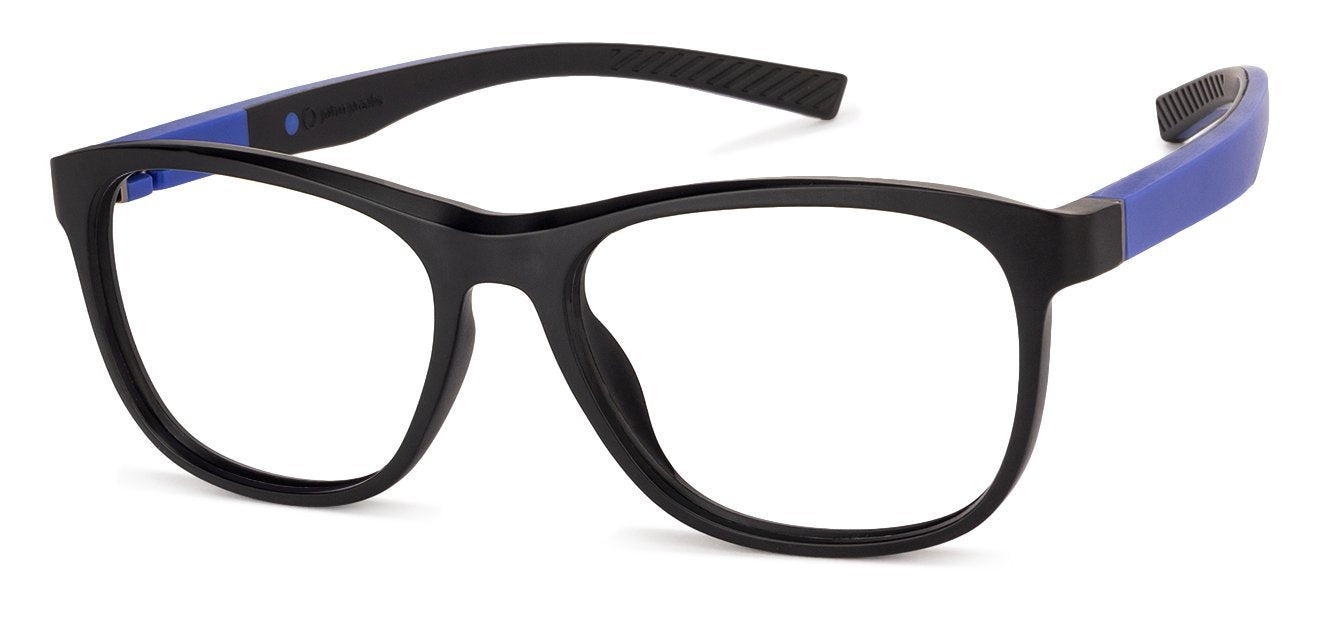 John Jacobs Black Eyeglasses 128582 - Lenskart