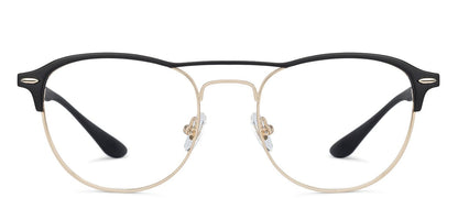 John Jacobs Black Eyeglasses 130537 - Lenskart