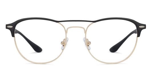 John Jacobs Black Eyeglasses 130537 - Lenskart