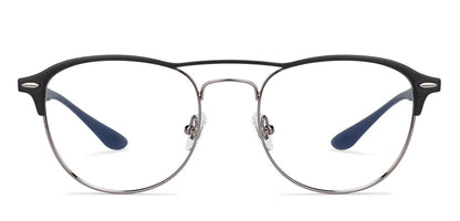 John Jacobs Black Eyeglasses 130538 - Lenskart