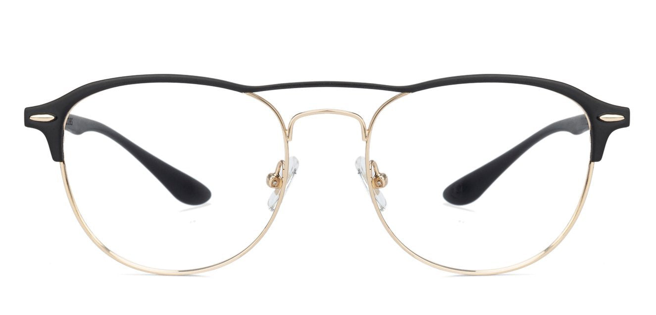 John Jacobs Black Eyeglasses 130539 - Lenskart