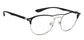 John Jacobs Black Eyeglasses 130539 - Lenskart